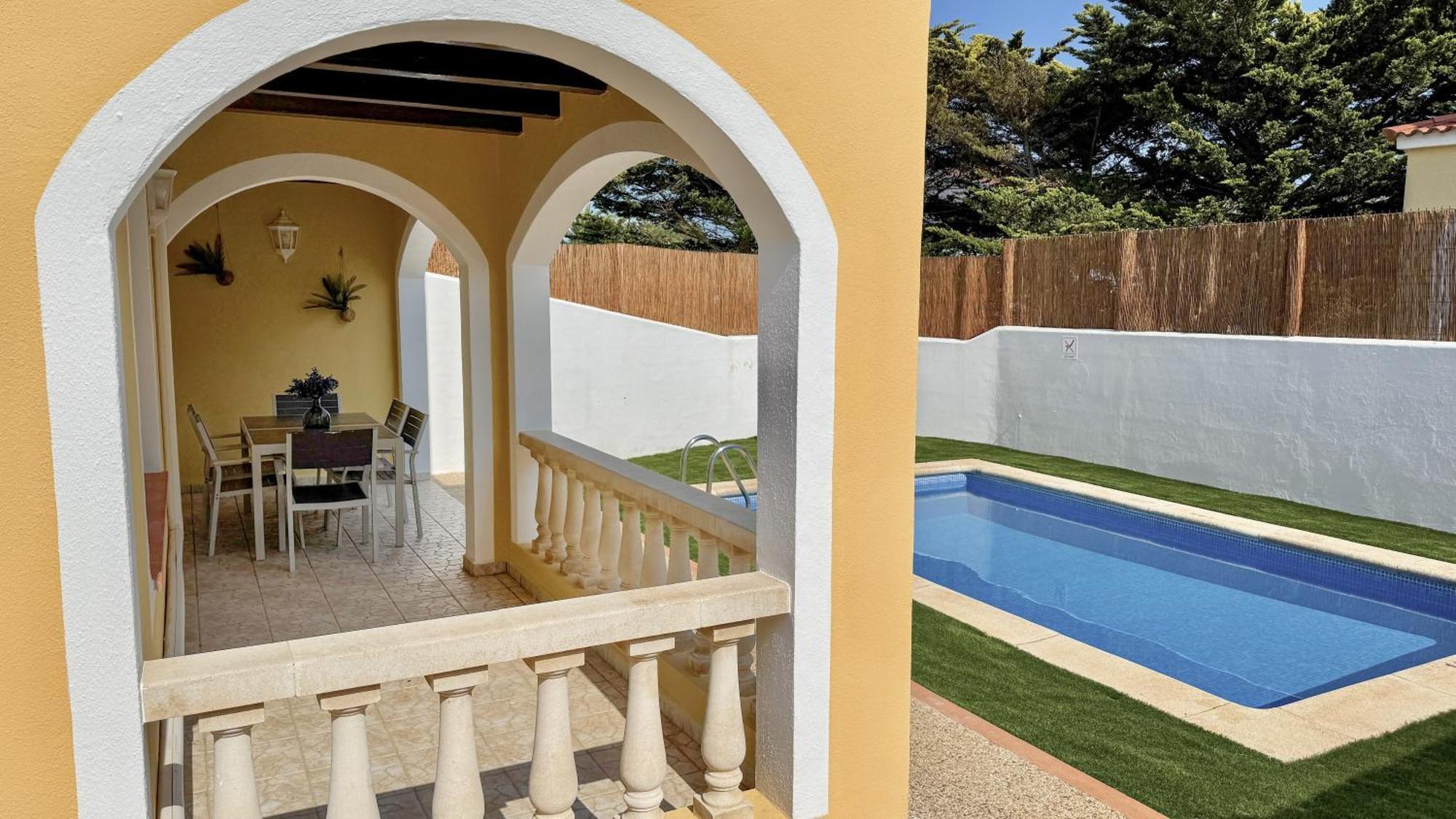 Chalet Villafranca Menorca Con Piscina Privada Cala'N Bosch  Exterior photo